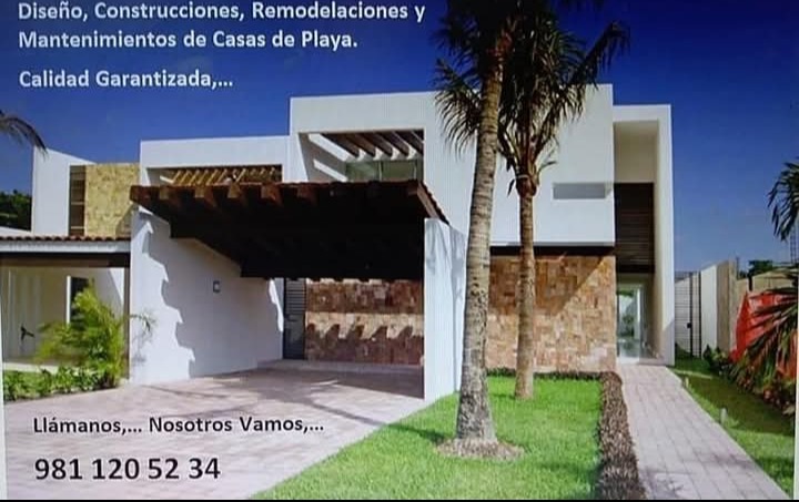 Diseño, construcciones, remodelaciones y mantenimientos de casas de playa